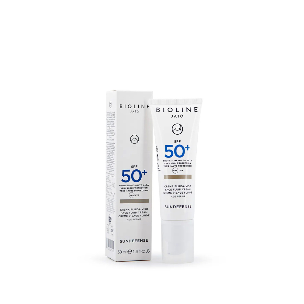 SUNDEFENSE SPF50+Very High Protection Face Fluid Cream Age Repair 50ml
